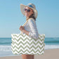 Beach Bags for Women Large Waterproof Beach Tote Bag Zipper Beach Bags Waterproof Sandproof Swim Pool Bag Large Tote