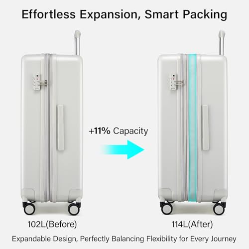 Expandable Large Checked Luggage