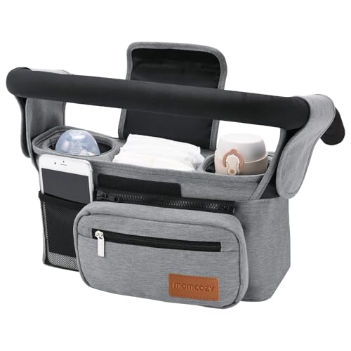 Universal Stroller Organizer with Insulated Cup Holder