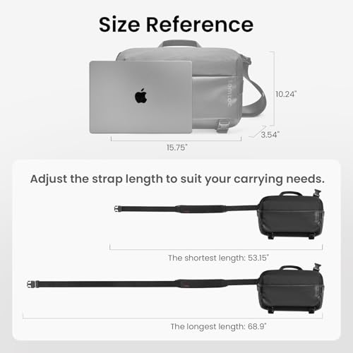 10L Laptop Messenger Shoulder Bag for 13