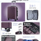 Luggage Sets 3 Pcs Suitcase with Wheels (3 Count)