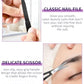 Tweezers Set 9 Pcs Nail Clipper Kit with Case for Eyebrows Grooming (9 Count)