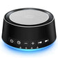 White Noise Machine Night Light Sound Machine with 30 Soothing Sounds 12 Colors Light Sleep Machine for Baby Kids Adults Brown Pink Nosie Machine with 32 Volume Levels for Office Home Travel
