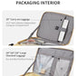 Expandable Top Opening 28 Inch Checked Luggage with Spinner Wheels