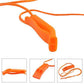10 Pcs Safety Whistle Marine Plastic Whistles for Emergency (10 Count)