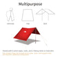 Hooded Rain Poncho for Adult with Pocket Waterproof Lightweight Unisex Raincoat for Hiking Camping Emergency