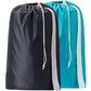 2 Pack XL Nylon Laundry Bag with Strap (2 Count)