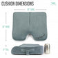Premium Foldable Wheelchair Cushion