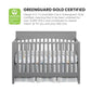 Harper 4-in-1 Convertible Crib, Dove Gray, GreenGuard Gold Certified