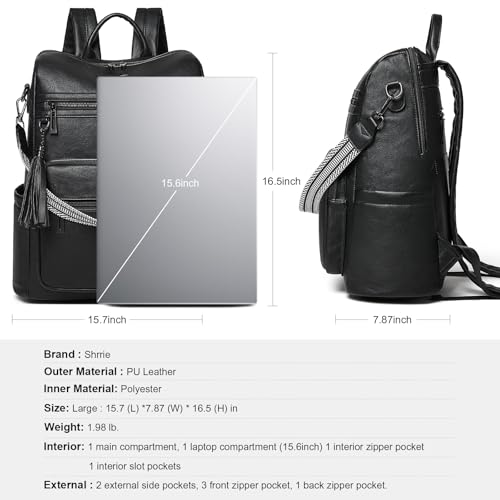 15.6 inch Laptop Backpack for Women