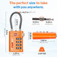 Open Alert TSA Approved Luggage Locks