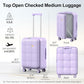 24 Inch Expandable Checked Luggage Hard Shell Suitcase