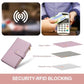 Womens Wallet RFID Blocking Leather Trifold Clutch Wallet Credit Card Holder Ladies Travel Wallet Purse with Passport