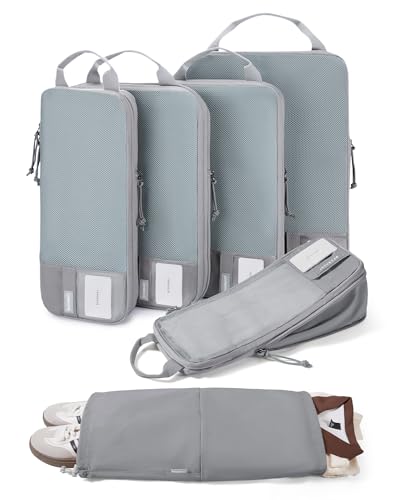 6 Set Compression Packing Cubes for Travel (6 Count)