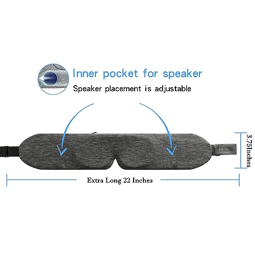 Headphone Cotton Headband Bluetooth 5.2 HD Stereo Noise Reduction Eye Contour Built