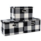 Large Collapsible Storage Bins with Lids [3 (3 Count)