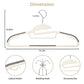 Plastic Hangers 50 Pack with Non (50 Count)