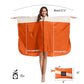 Adult Rain Poncho Waterproof Hooded Zipper Raincoat with Pockets