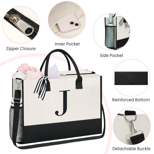 Initial Tote Bag