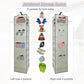 Large Sized Hanging Shoe Organizer 10 (10 Count)