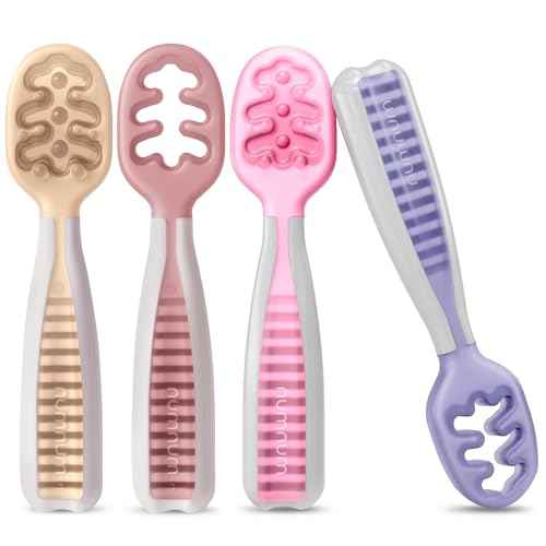 Baby Spoons Self Feeding 6 Months (4 Count)