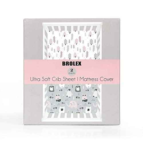 Baby Fitted Crib Sheets (2 Count)