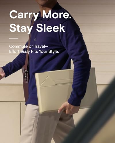 Laptop Carry Sleeve with Stand &Smart Storage for 16" Laptop for Work