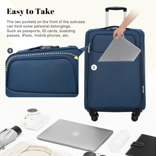4 Piece Expandable Luggage Set (4 Count)