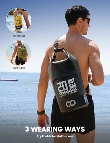 Dry Bag Waterproof Backpack with Phone Pouch 5L