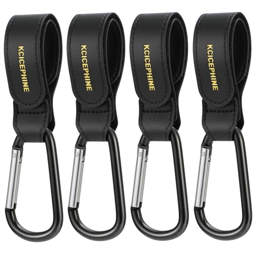 4Pack Universal Baby Stroller Hooks Clips for Hanging Bags and Shopping