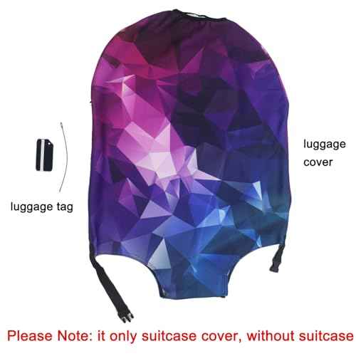 Thicker Travel Luggage Covers with Luggage Tag For Suitcase Tsa Approved
