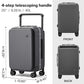 20 Inch Carry On Luggage Aluminum Frame Spinner Wheels