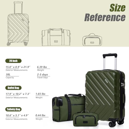 Carry On Luggage (3 Count)