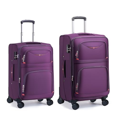 Softside Expandable Luggage with 4 Spinner Wheels (2 Count)