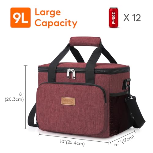 Medium Lunch Bag (Burgundy / Medium(9L))