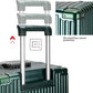 Super Large Aluminum Frame Checked Zipperless Luggage