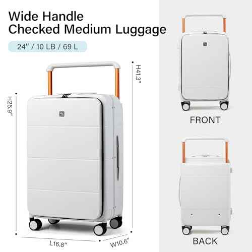 Top Opening 24 Inch Checked Luggage