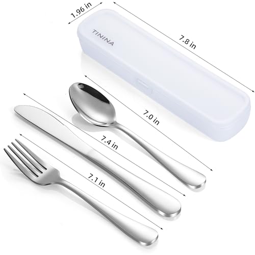 Travel Utensils with Case (4 Count)