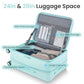 3 Piece Luggage Set 100% PC Hardshell (3 Count)