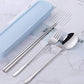 3 PCS Outdoor Flatware Set Fork Spoon Chopsticks