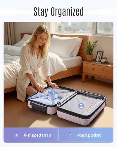Luggage Sets 3 Pcs Suitcase with Wheels