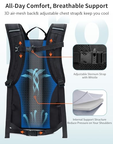 Small Hiking Backpack for Men Women