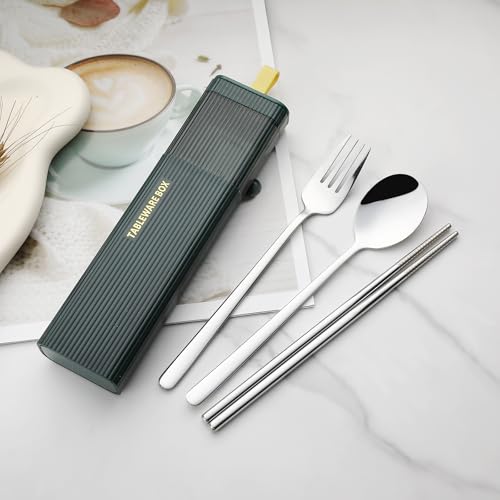 Travel Utensils with Case (4 Count)