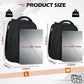 Camera Bag Backpack Professional for DSLR SLR Mirrorless Camera Waterproof Laptop Back Pack 15.6 Inch with Rain Cover Anti Theft Travel Case Large Capacity Photography Backpack Black