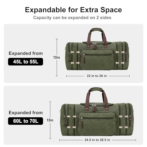Large Canvas Duffle Bag for Travel