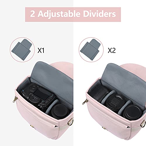 Camera Bag SLR DSLR Canvas Crossbody Camera Case