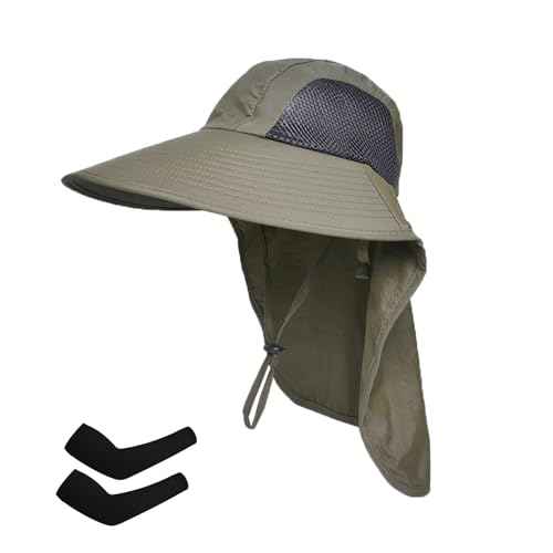 Sun Hat for Men Women with Neck Flap