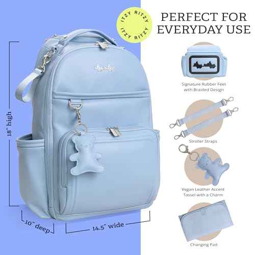 Boss Plus Large Diaper Bag Backpack with 19 Pockets