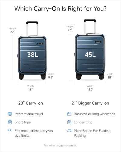 Carry On Front Pocket Suitcase