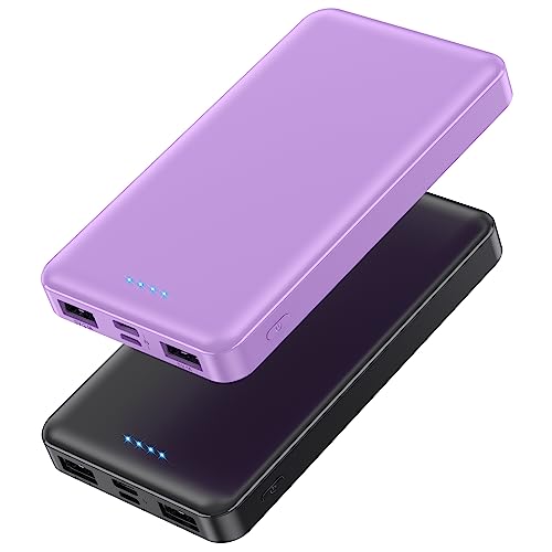 2 Pack] Portable Charger Power Bank 10000mAh